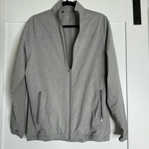 Adidas golf gray full zip jacket